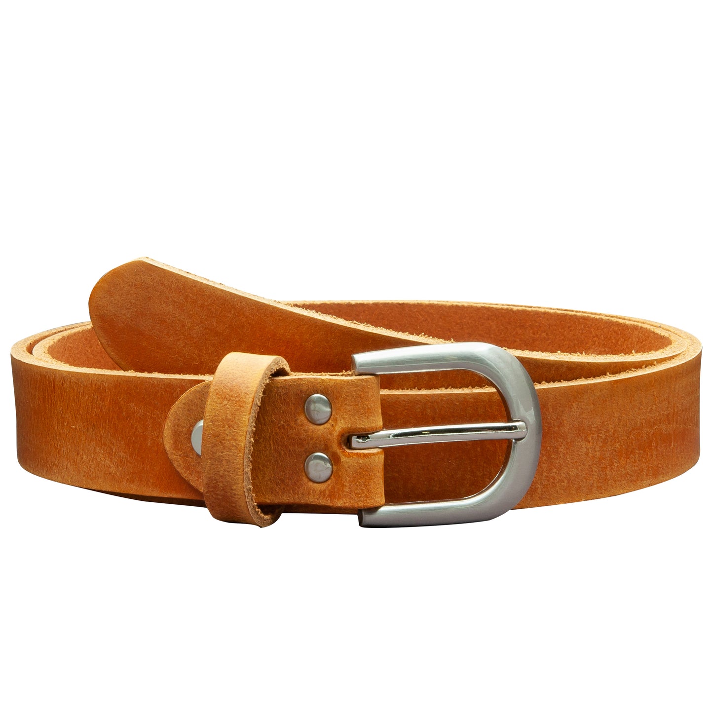 30 mm Gürtel Geschliffenes Leder Modell EH38-GE-Cognac