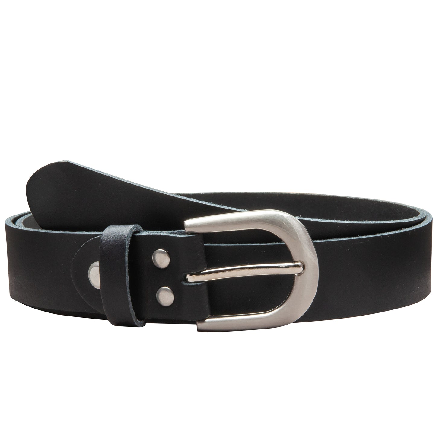 30 mm Gürtel Spaltleder Modell EH38-SL-Schwarz