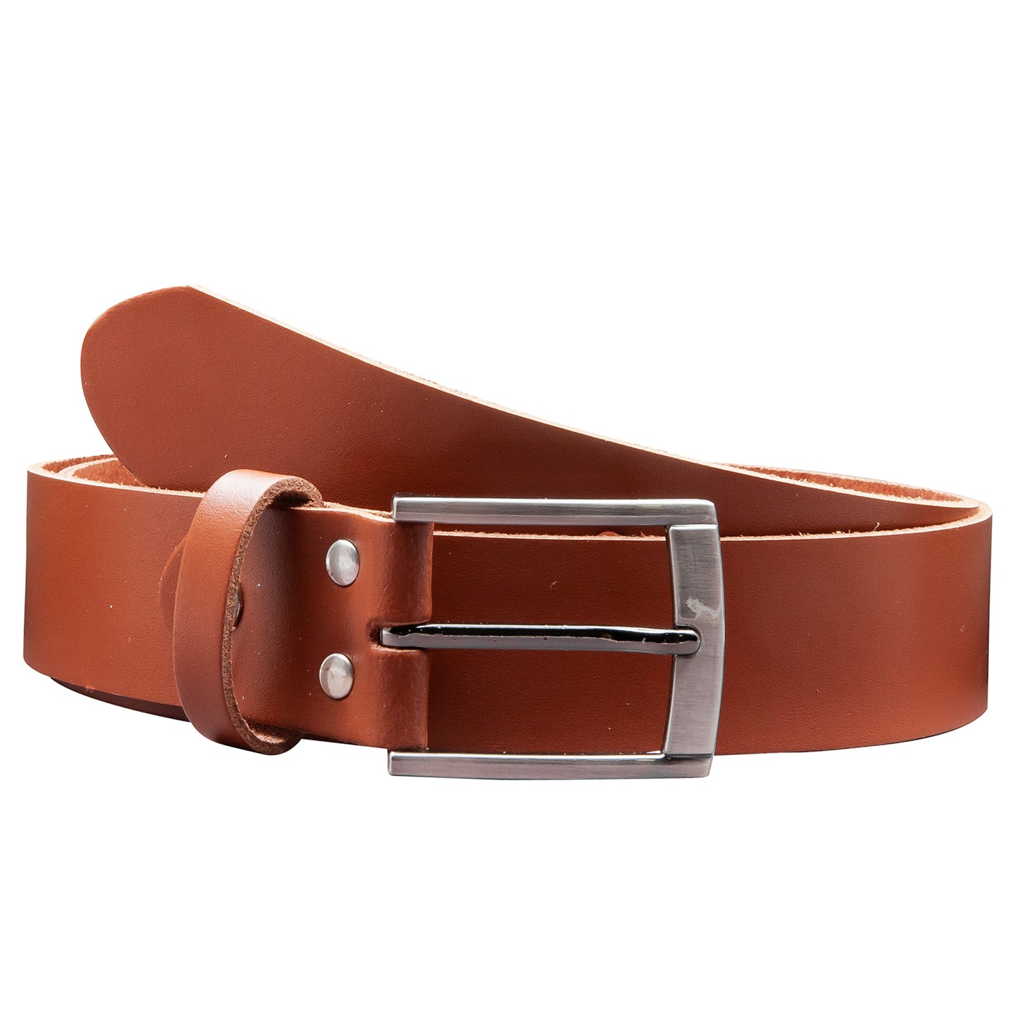 35 mm Gürtel Spaltleder Modell EH418-SL-Cognac