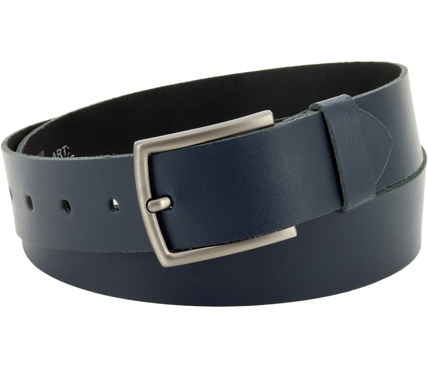 40 mm Gürtel Spaltleder Modell EH519-SL-Dunkelblau