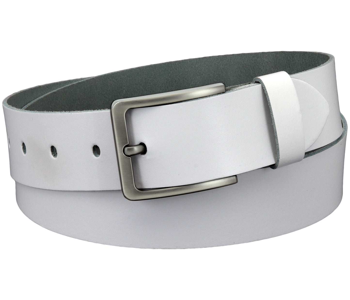 40 mm Gürtel Spaltleder Modell EH550-SL-Weiss