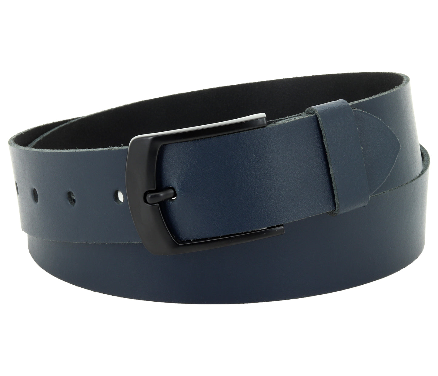 40 mm Gürtel Spaltleder Modell EH558-SL-Dunkelblau