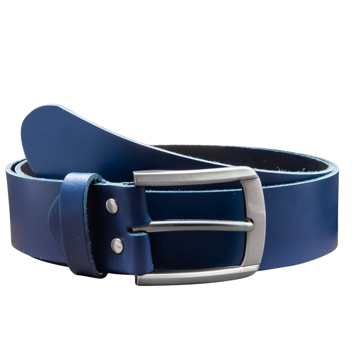 40 mm Gürtel Spaltleder Modell EH560-SL-Dunkelblau