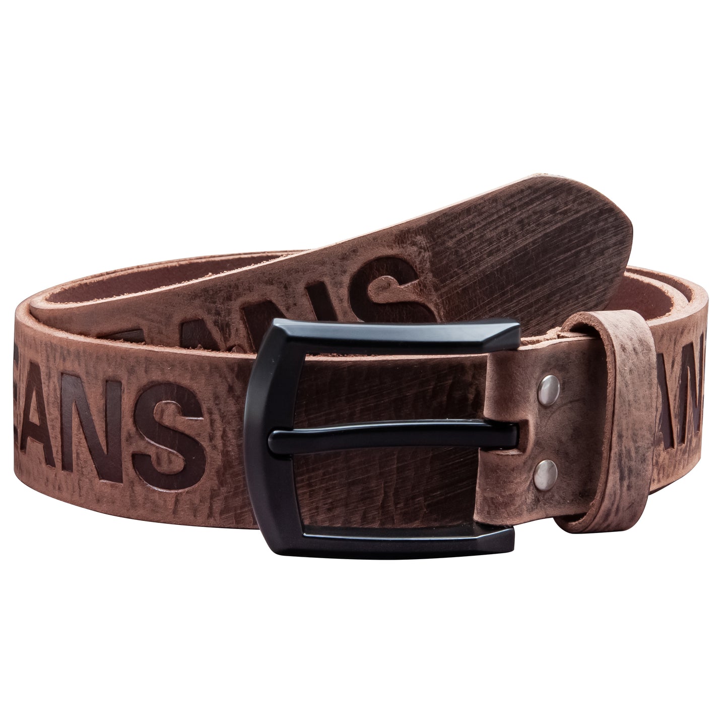 40 mm Gürtel Aufruck Leder Modell EH59-AD-Dunkelbraun