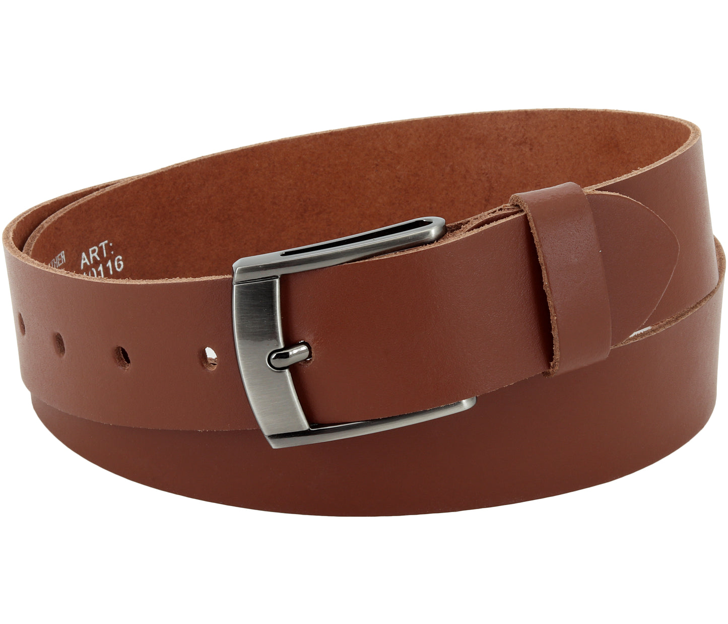 40 mm Gürtel Spaltleder Modell EH531-SL-Hellbraun