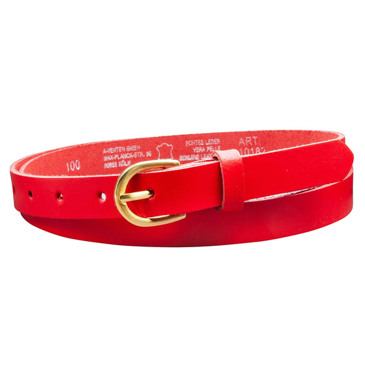 20 mm Gürtel Spaltleder Modell EH110-SL-Rot