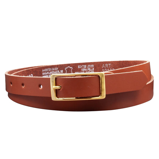 20 mm Gürtel Spaltleder Modell EH12-SL-Cognac