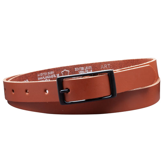 20 mm Gürtel Spaltleder Modell EH13-SL-Cognac