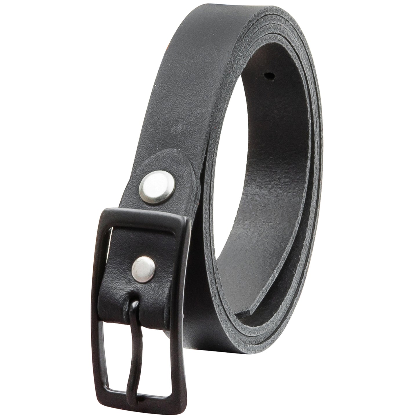 20 mm Gürtel Spaltleder Modell EH13-SL-Schwarz