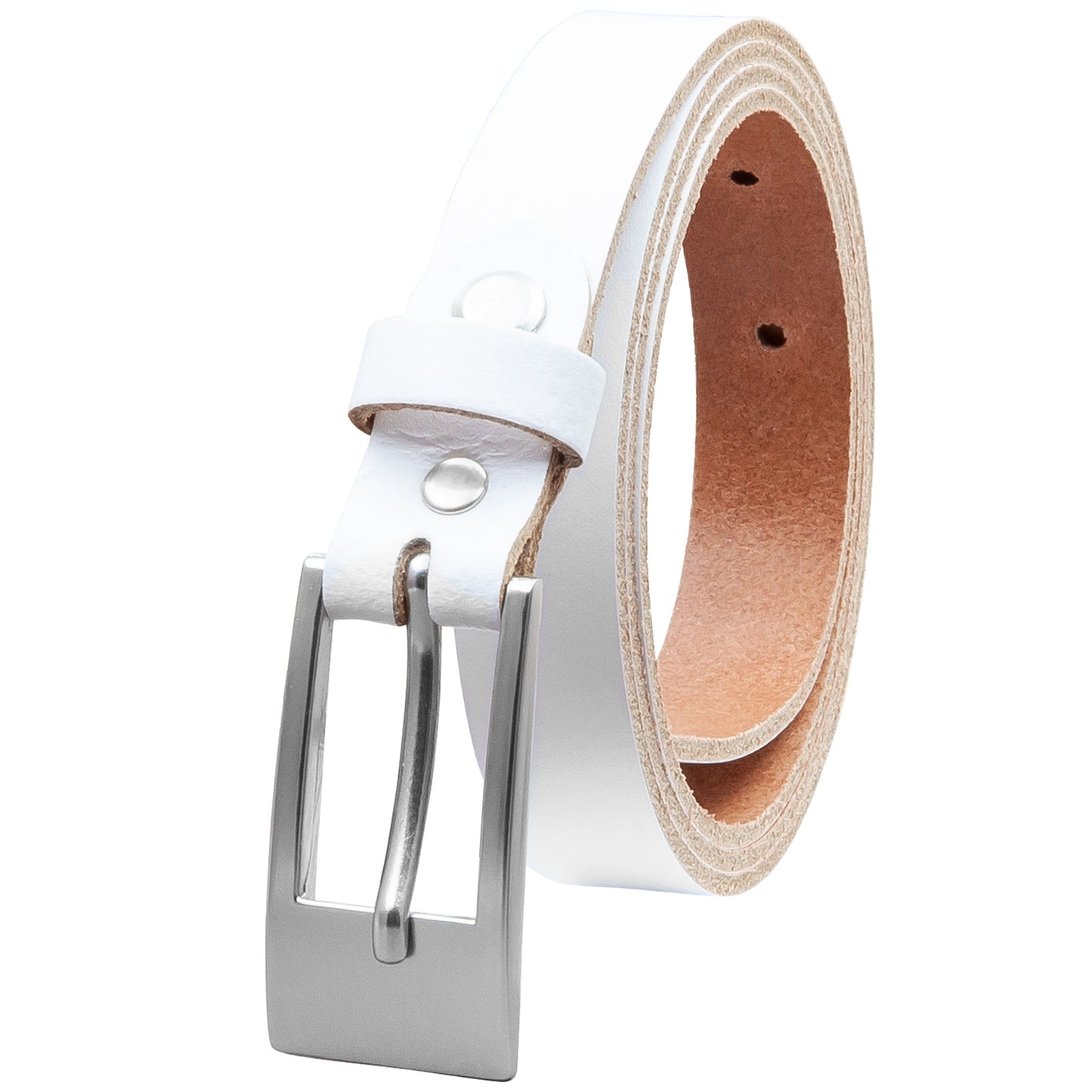 20 mm Gürtel Spaltleder Modell EH14-SL-Weiss