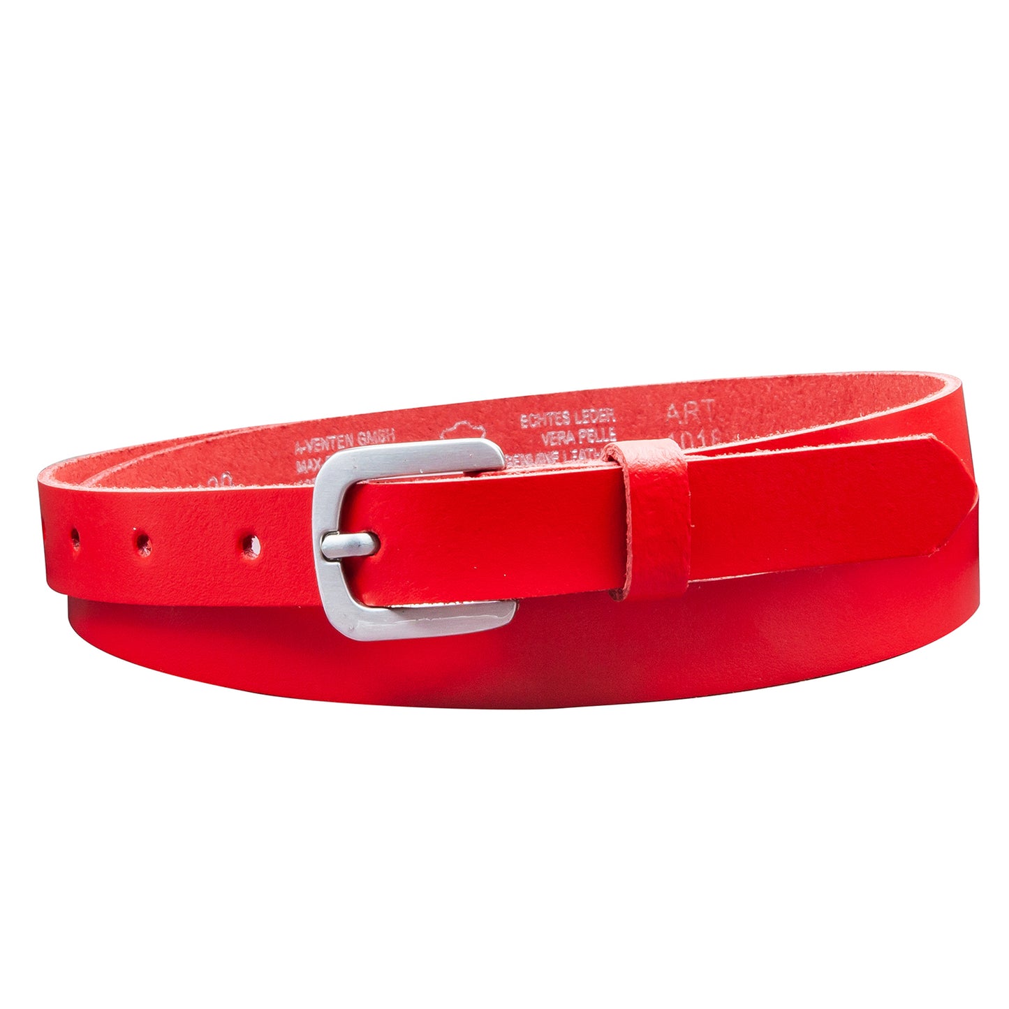 20 mm Gürtel Spaltleder Modell EH15-SL-Rot