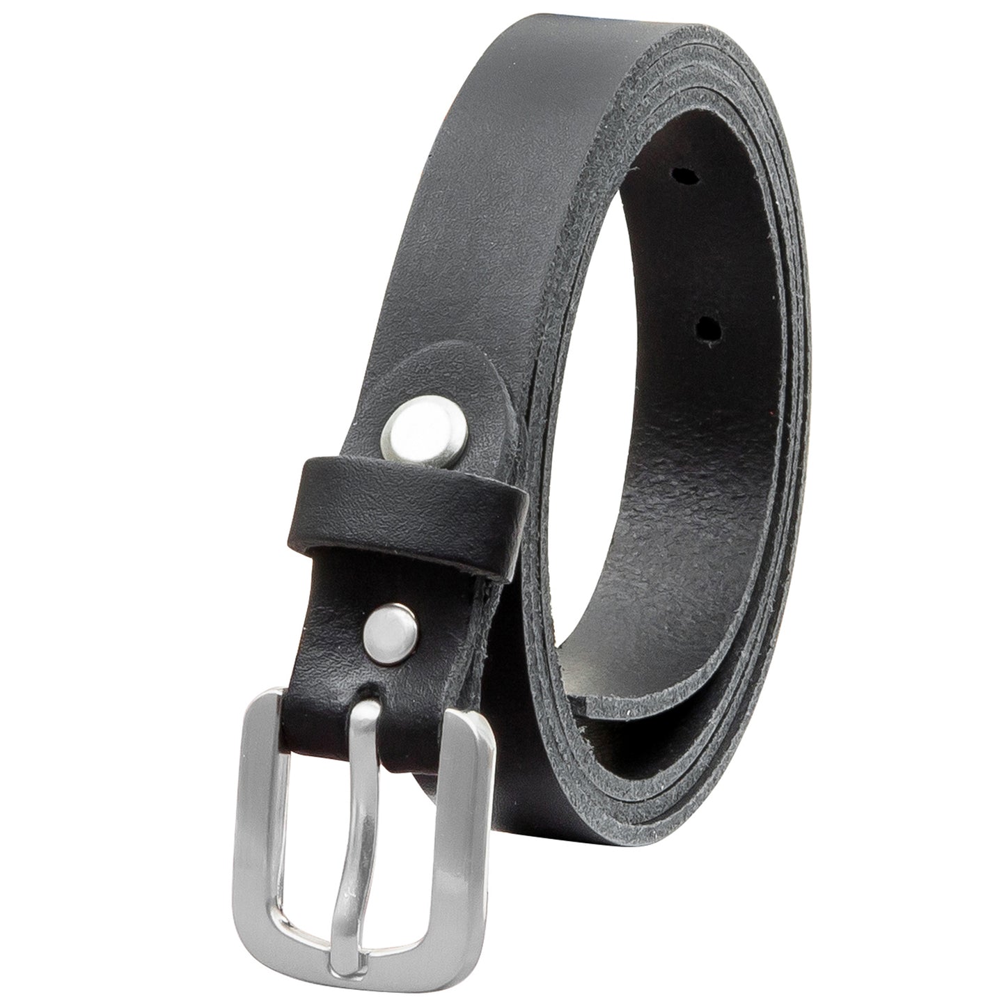 20 mm Gürtel Spaltleder Modell EH15-SL-Schwarz