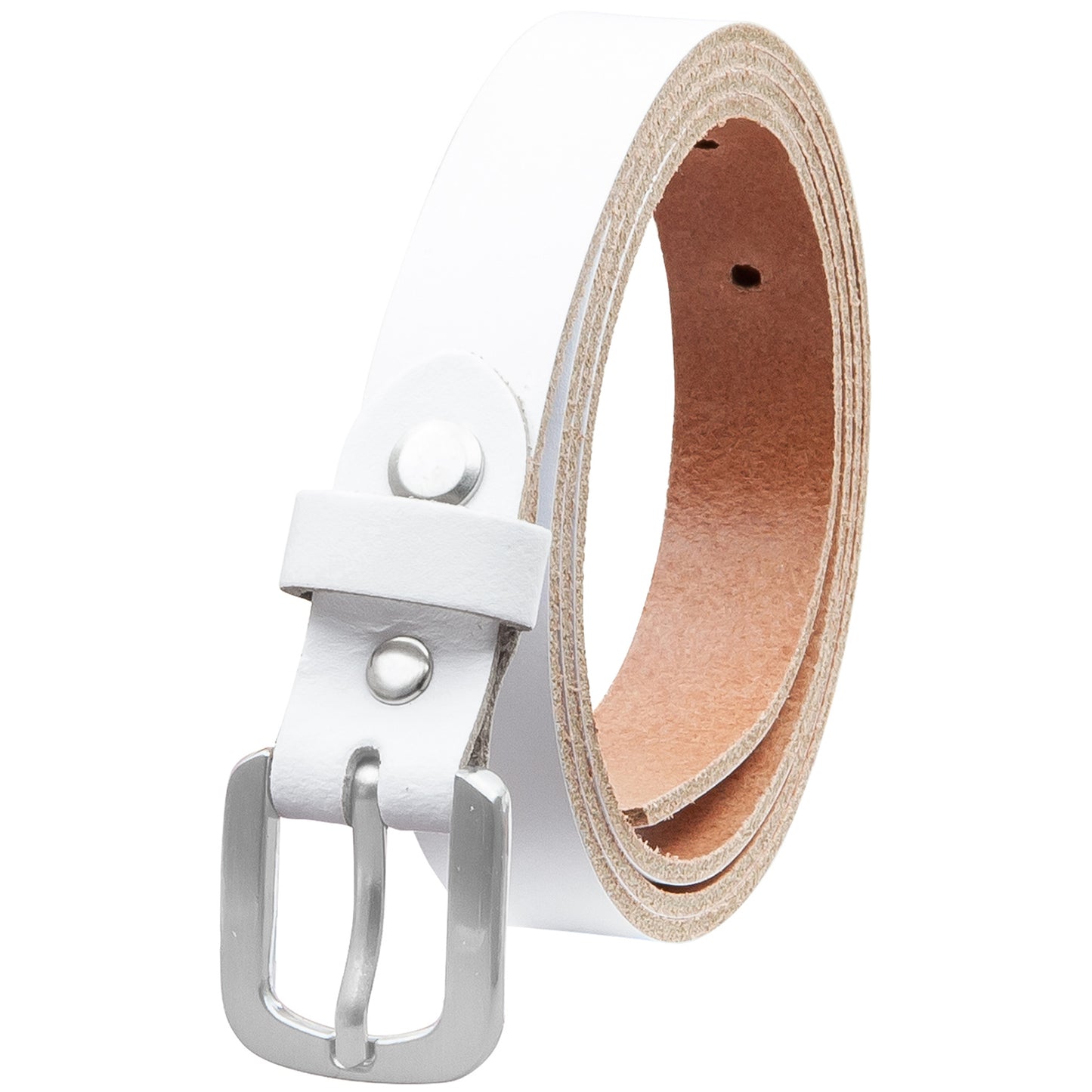 20 mm Gürtel Spaltleder Modell EH15-SL-Weiss