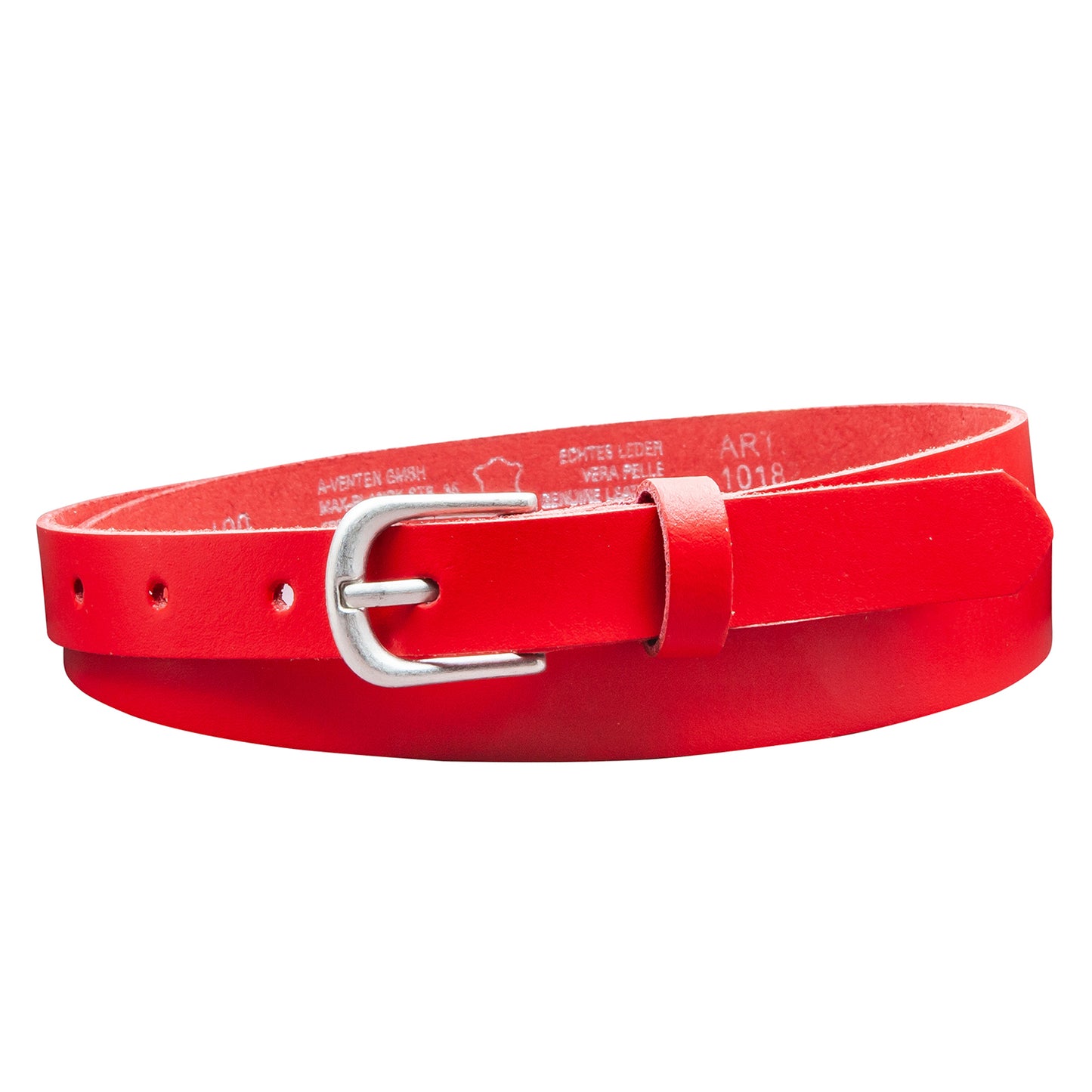 20 mm Gürtel Spaltleder Modell EH16-SL-Rot