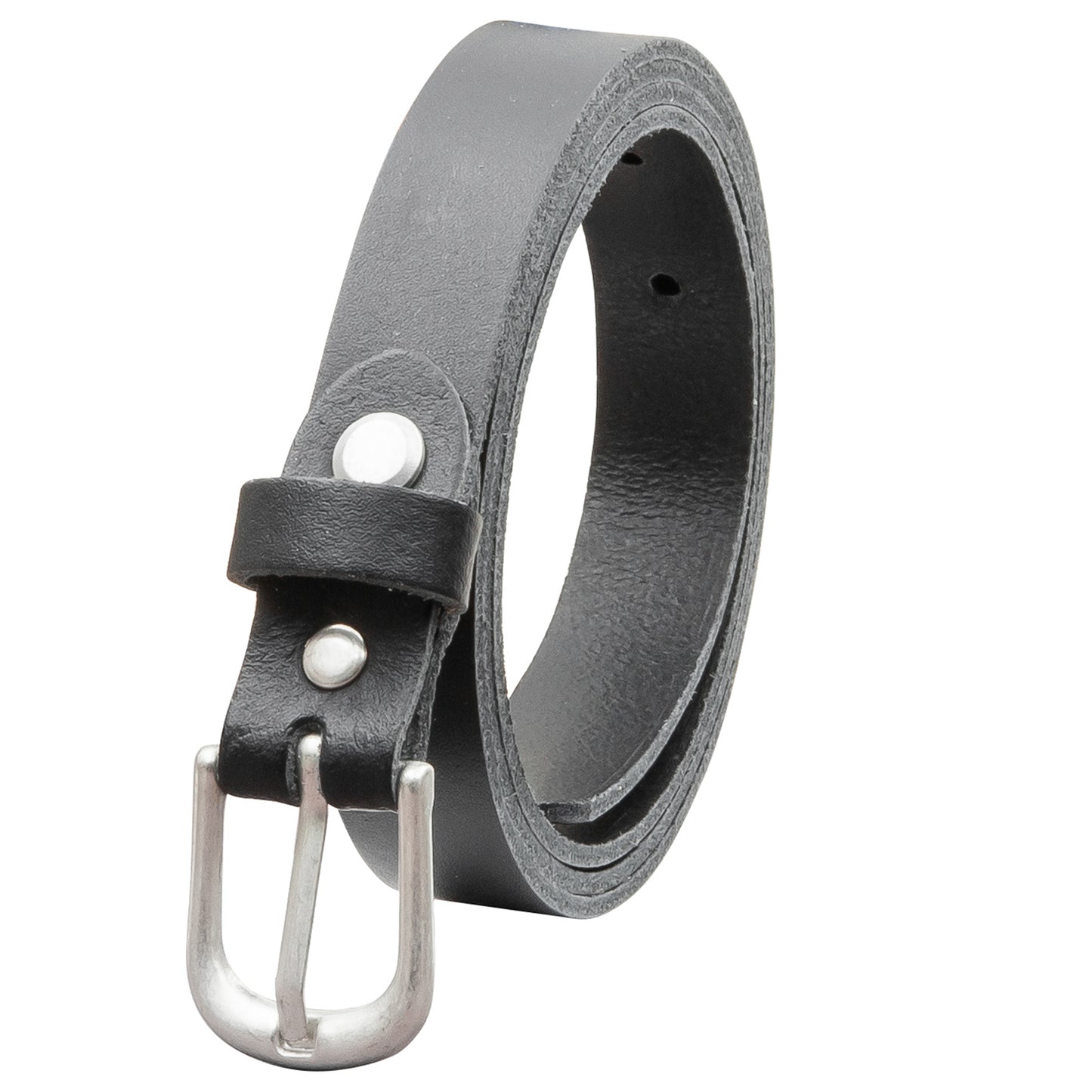 20 mm Gürtel Spaltleder Modell EH16-SL-Schwarz