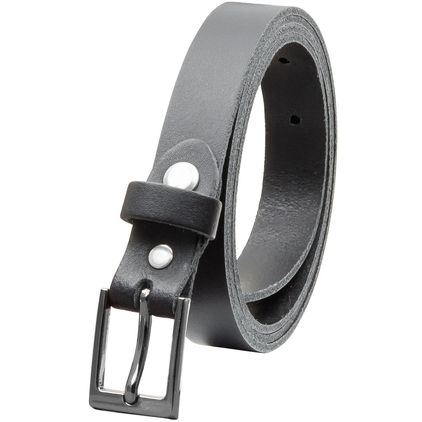 20 mm Gürtel Spaltleder Modell EH17-SL-Schwarz