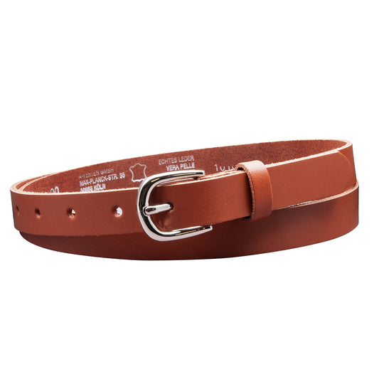 20 mm Gürtel Spaltleder Modell EH18-SL-Cognac