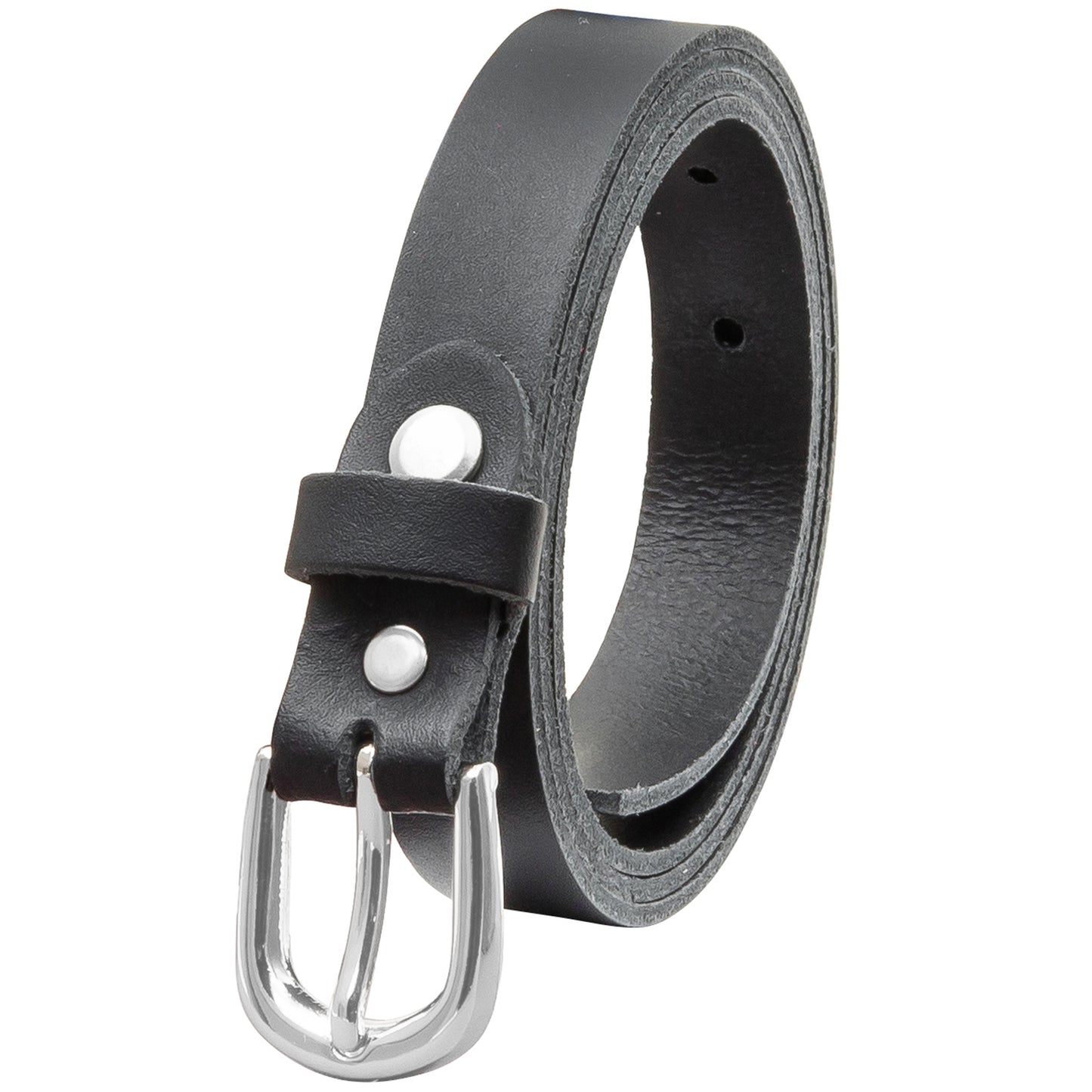 20 mm Gürtel Spaltleder Modell EH18-SL-Schwarz