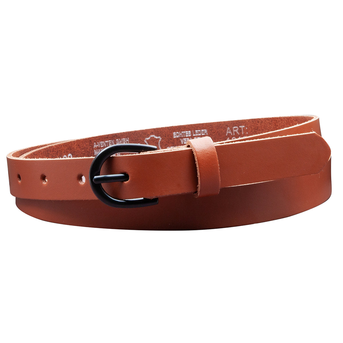 20 mm Gürtel Spaltleder Modell EH19-SL-Cognac