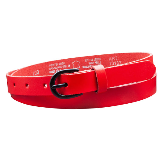 20 mm Gürtel Spaltleder Modell EH19-SL-Rot