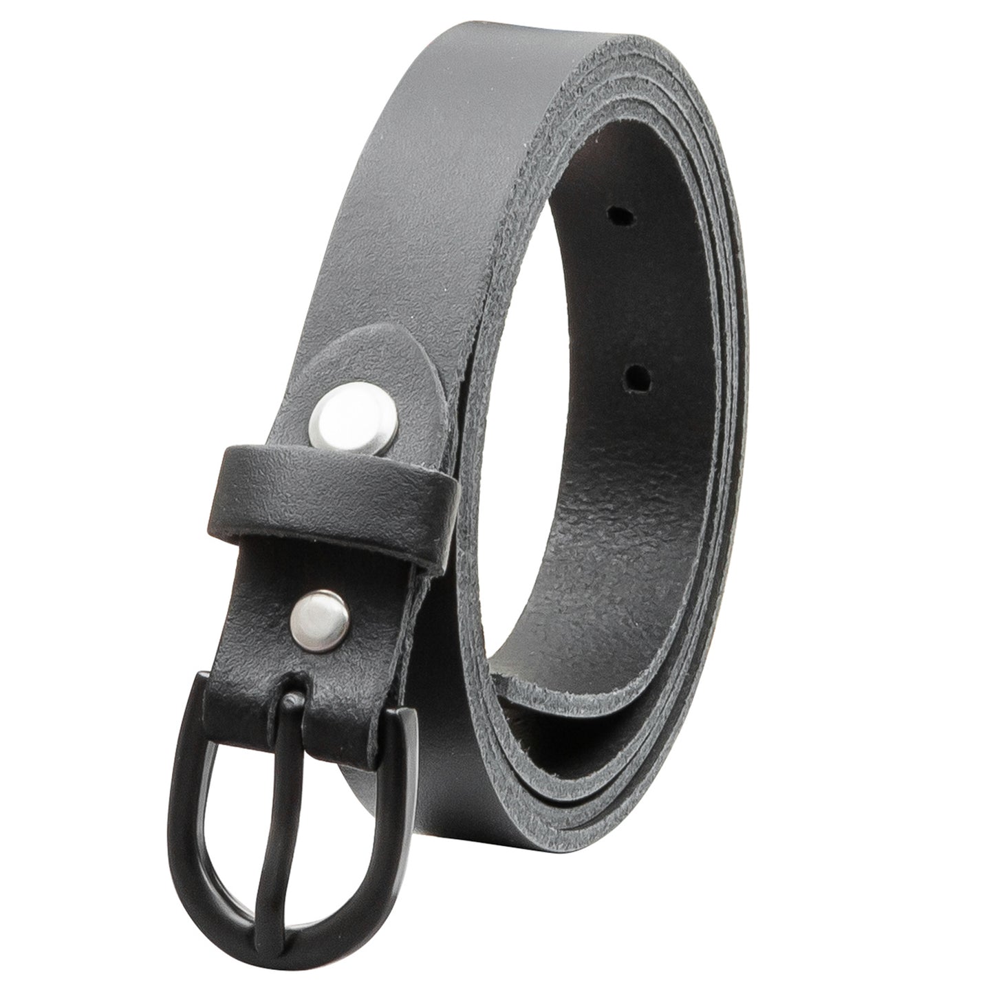 20 mm Gürtel Spaltleder Modell EH19-SL-Schwarz
