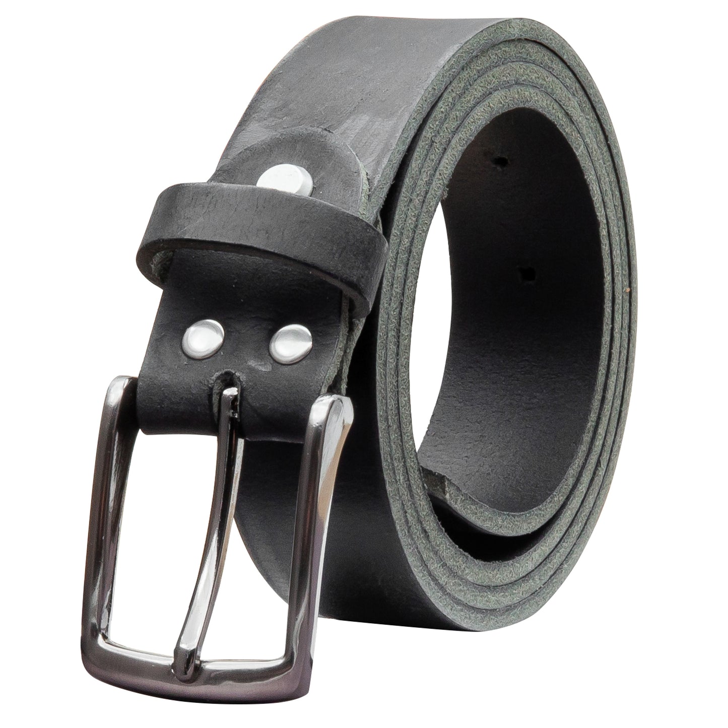 30 mm Gürtel Geschliffenes Leder Modell EH310-GE-Schwarz