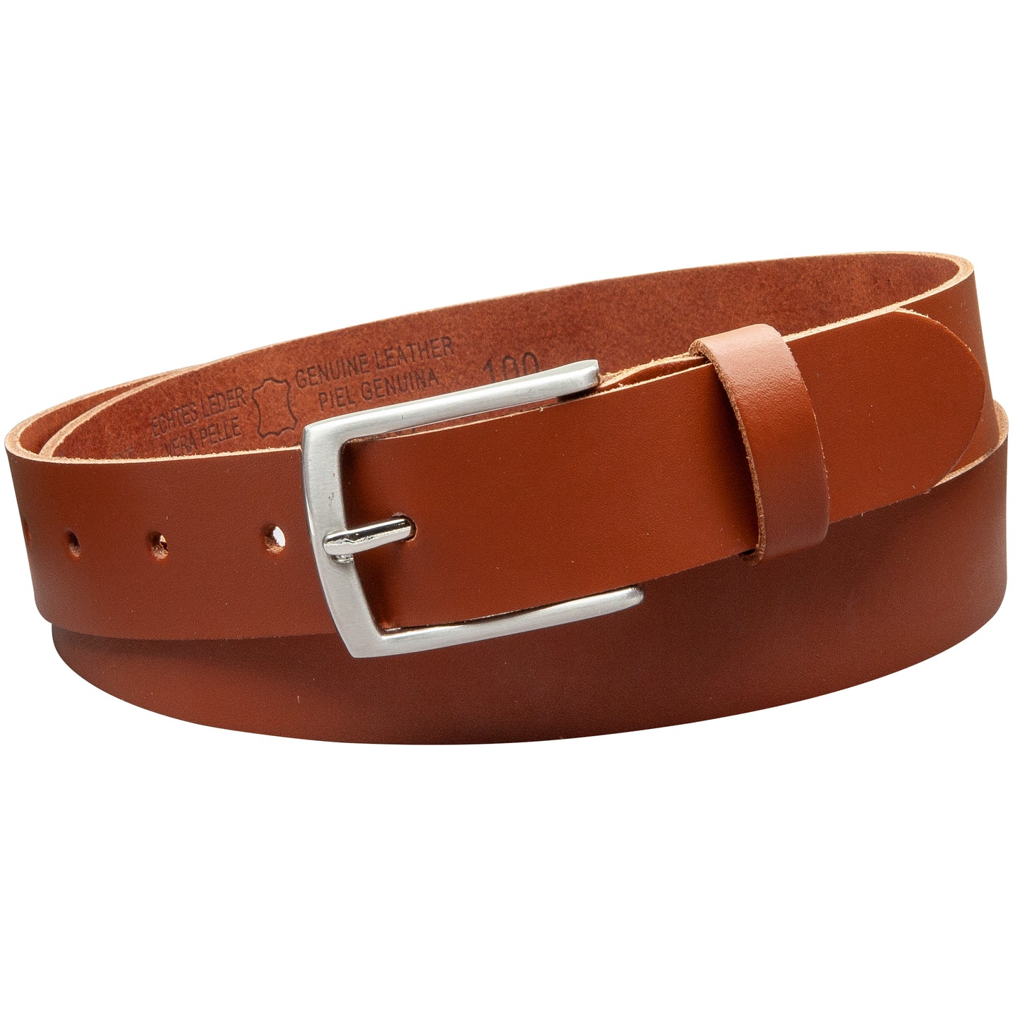 30 mm Gürtel Spaltleder Modell EH311-SL-Cognac
