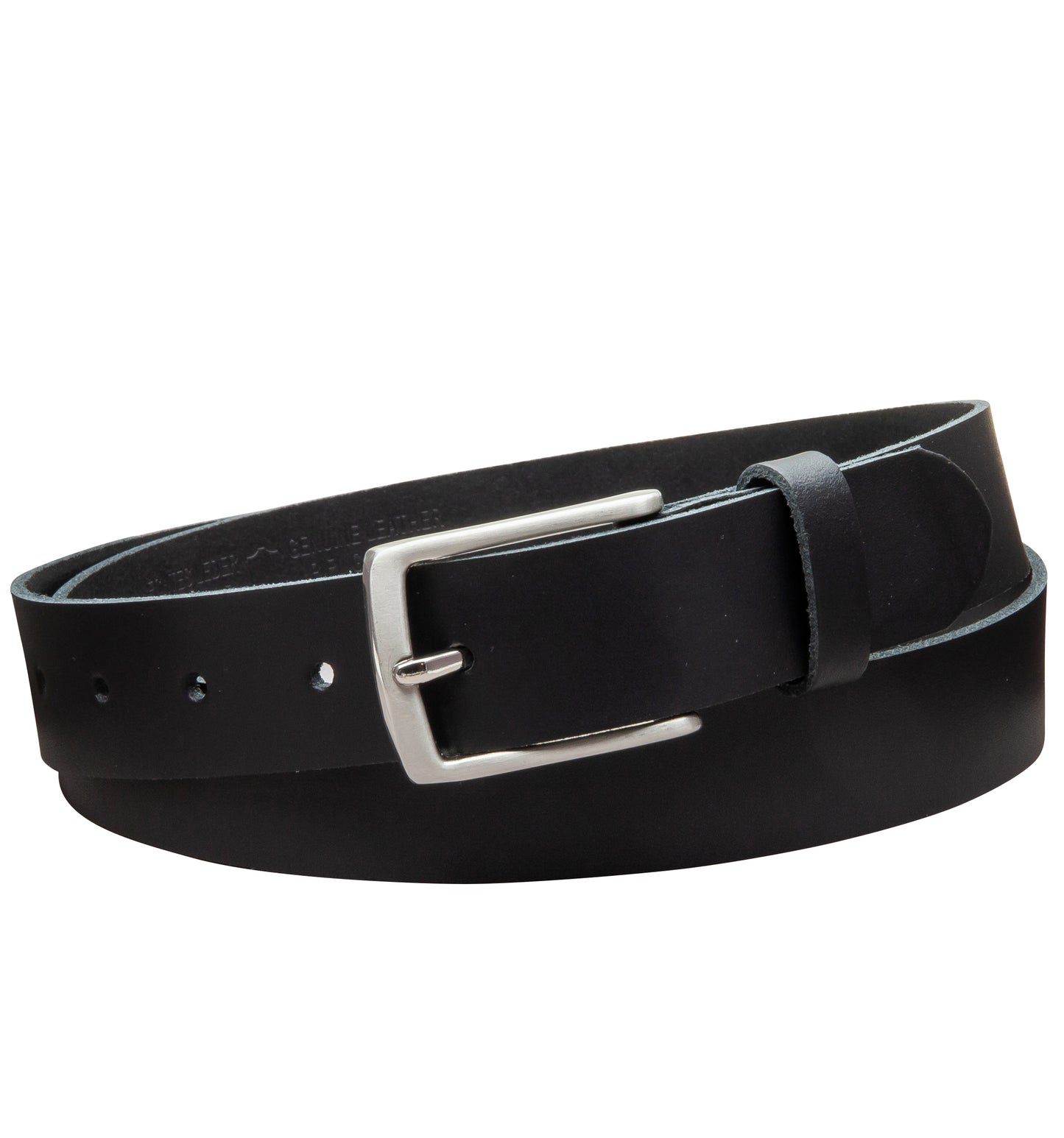30 mm Gürtel Spaltleder Modell EH311-SL-Schwarz