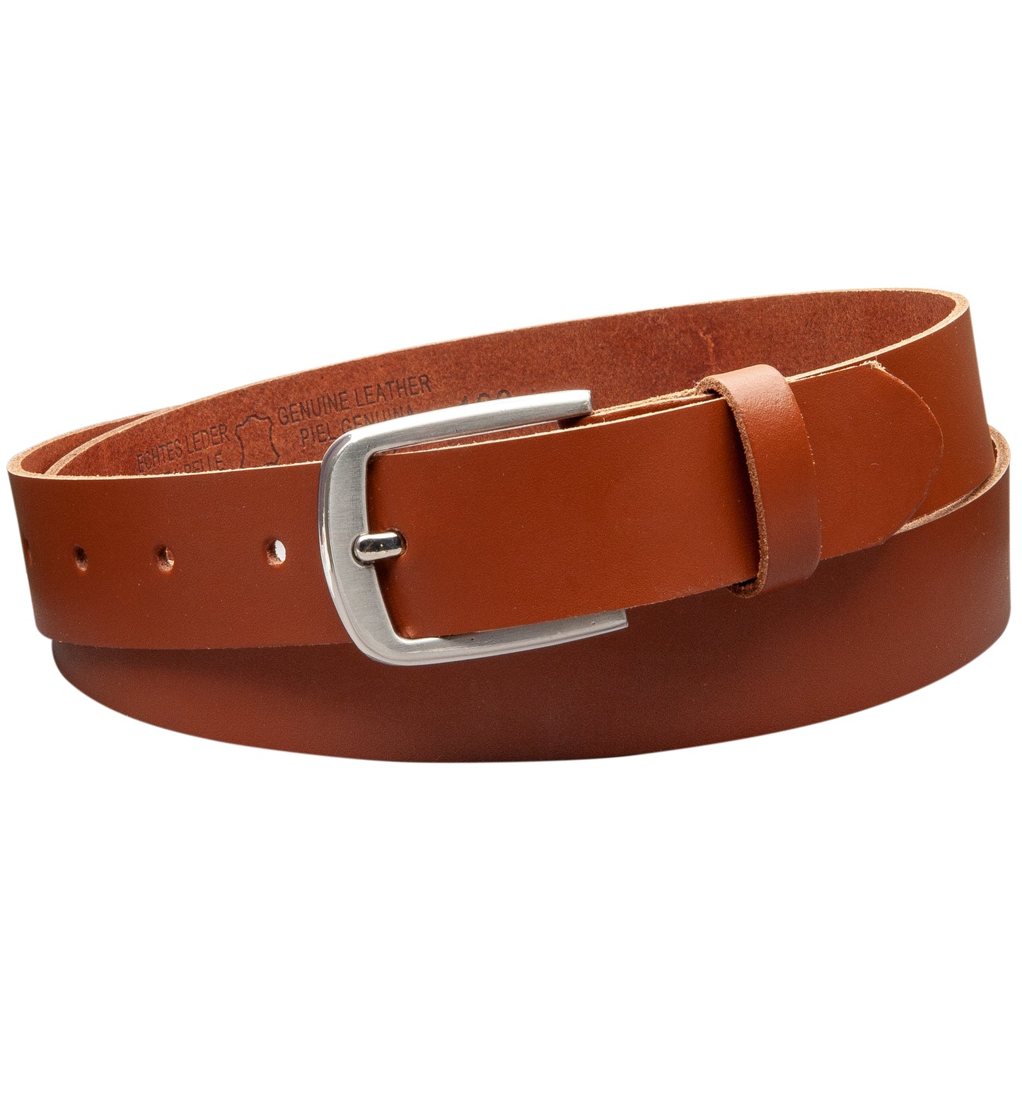 30 mm Gürtel Spaltleder Modell EH315-SL-Cognac