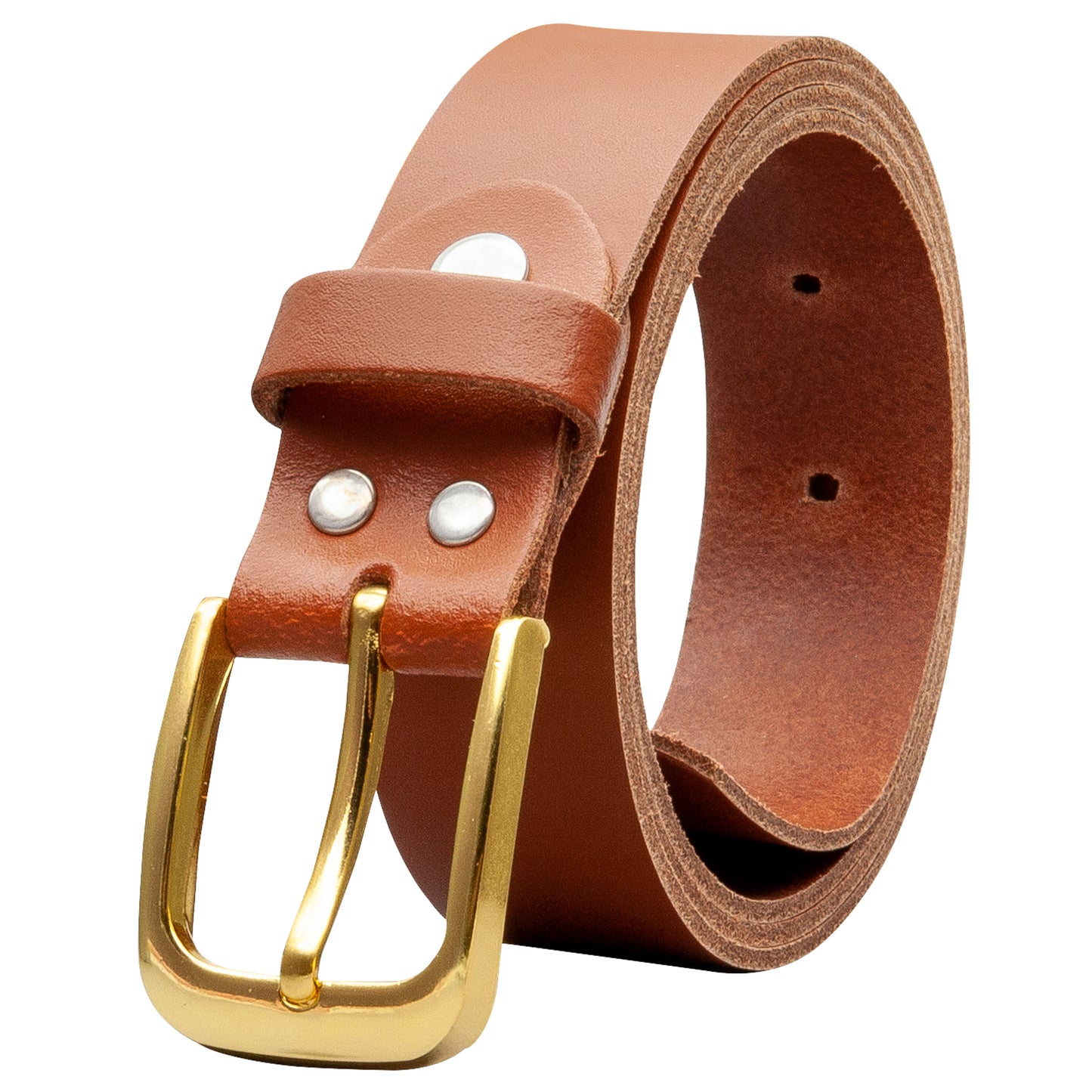 30 mm Gürtel Spaltleder Modell EH316-SL-Cognac