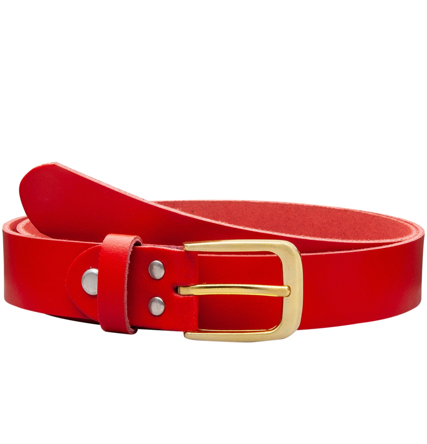30 mm Gürtel Spaltleder Modell EH316-SL-Rot
