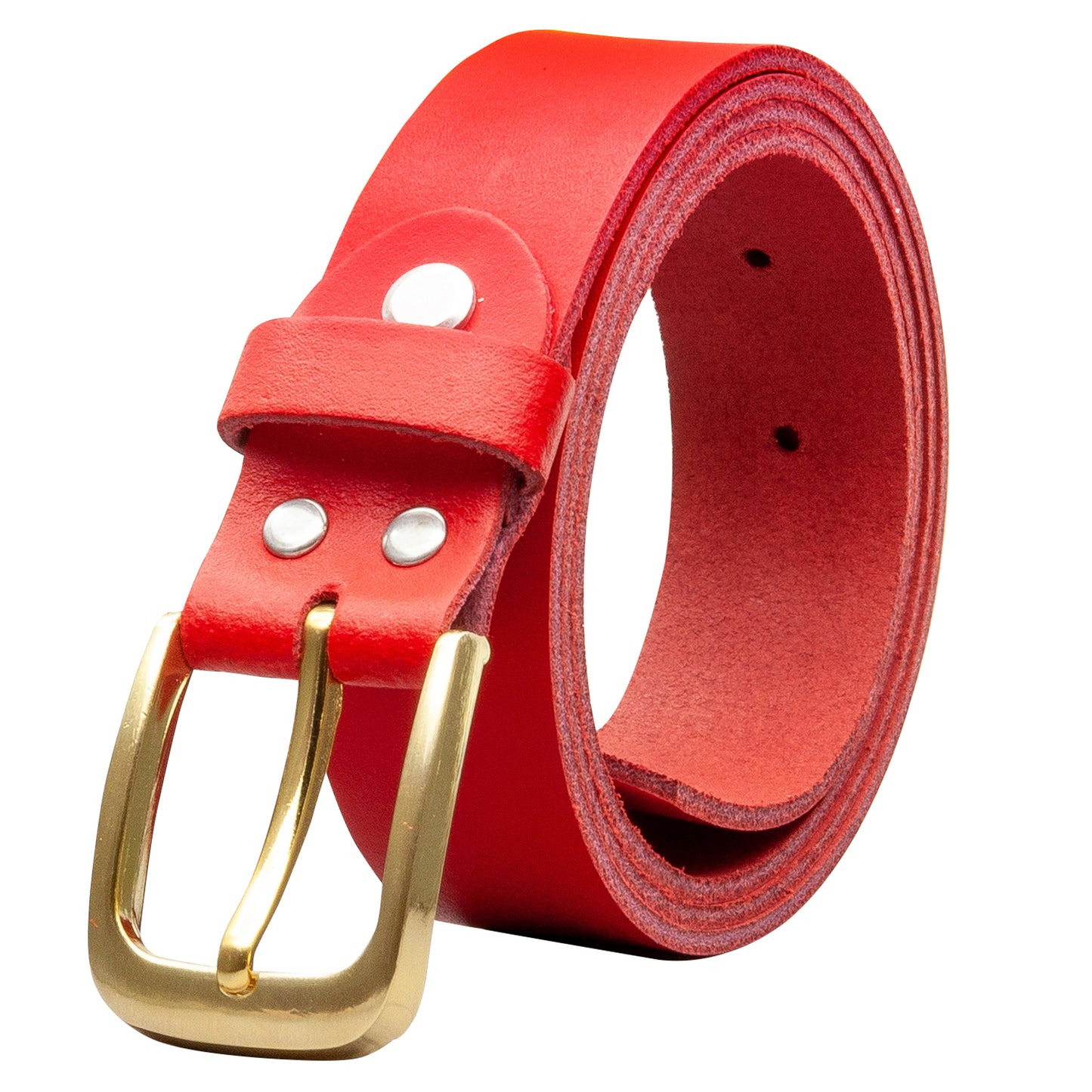 30 mm Gürtel Spaltleder Modell EH316-SL-Rot
