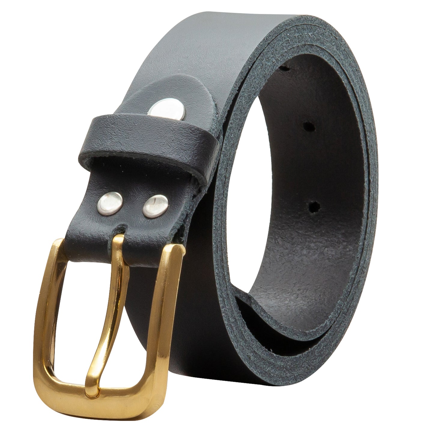 30 mm Gürtel Spaltleder Modell EH316-SL-Schwarz