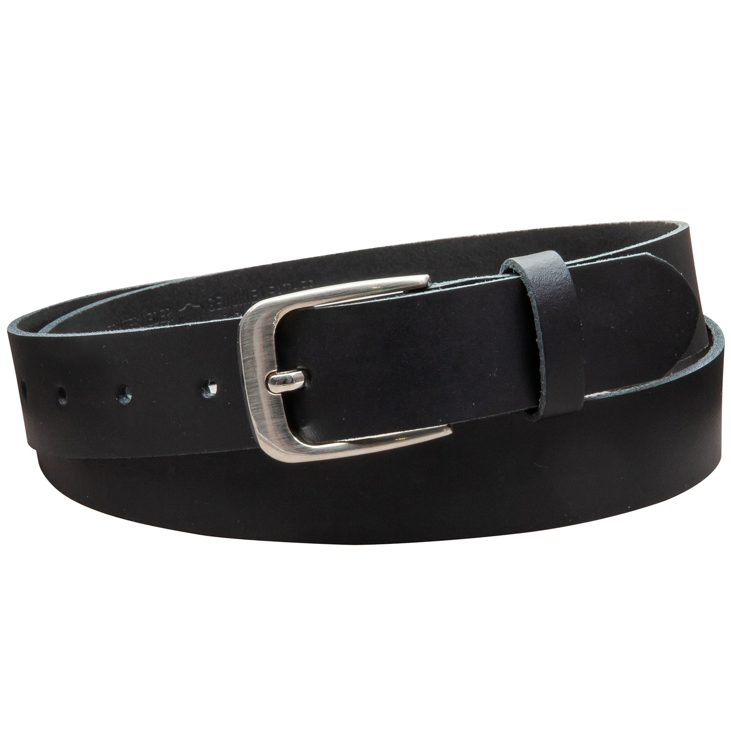 30 mm Gürtel Spaltleder Modell EH317-SL-Schwarz