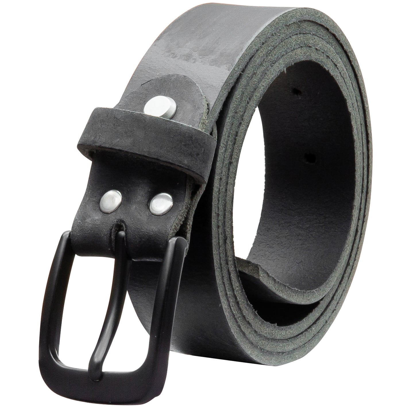 30 mm Gürtel Geschliffenes Leder Modell EH318-GE-Schwarz