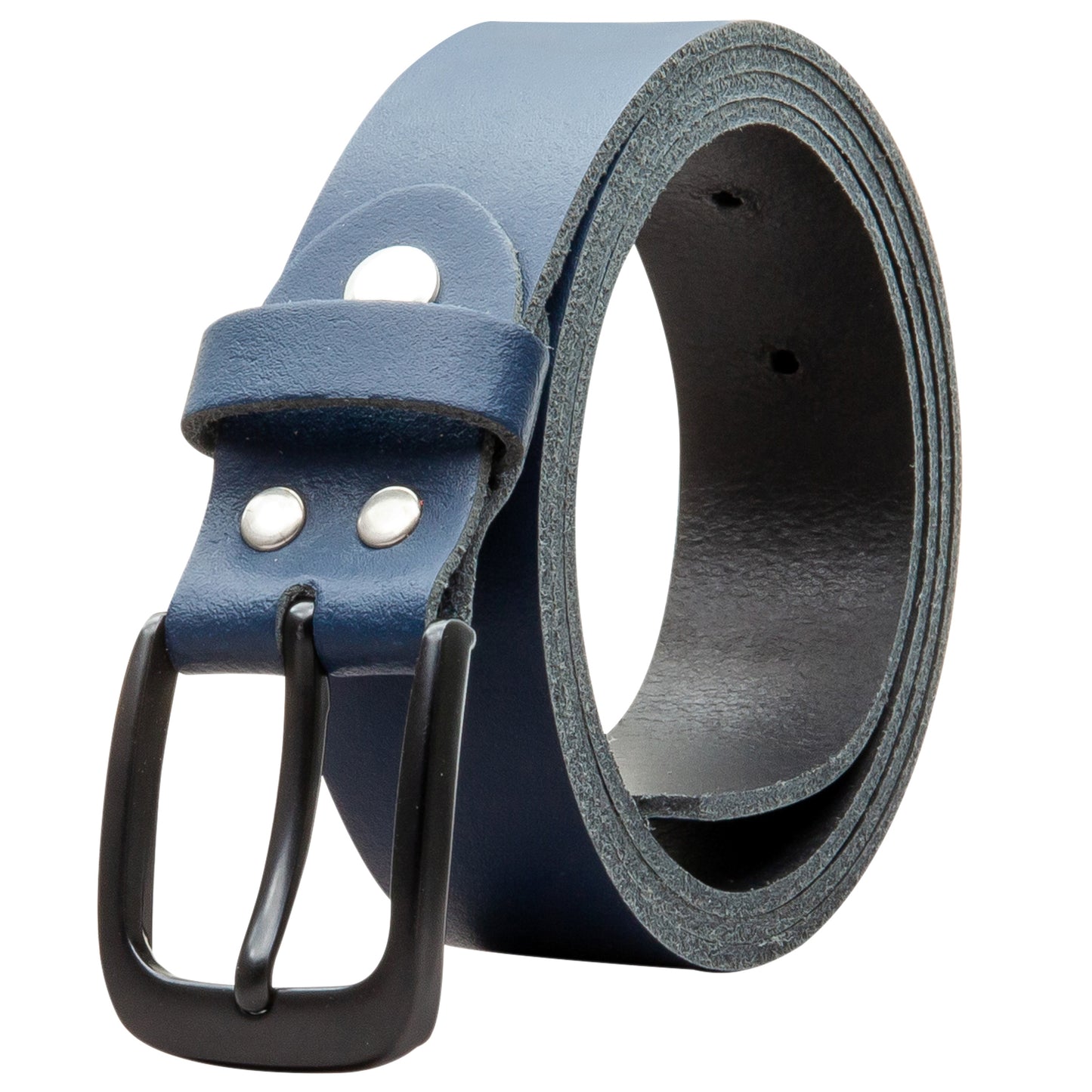 30 mm Gürtel Spaltleder Modell EH318-SL-Dunkelblau