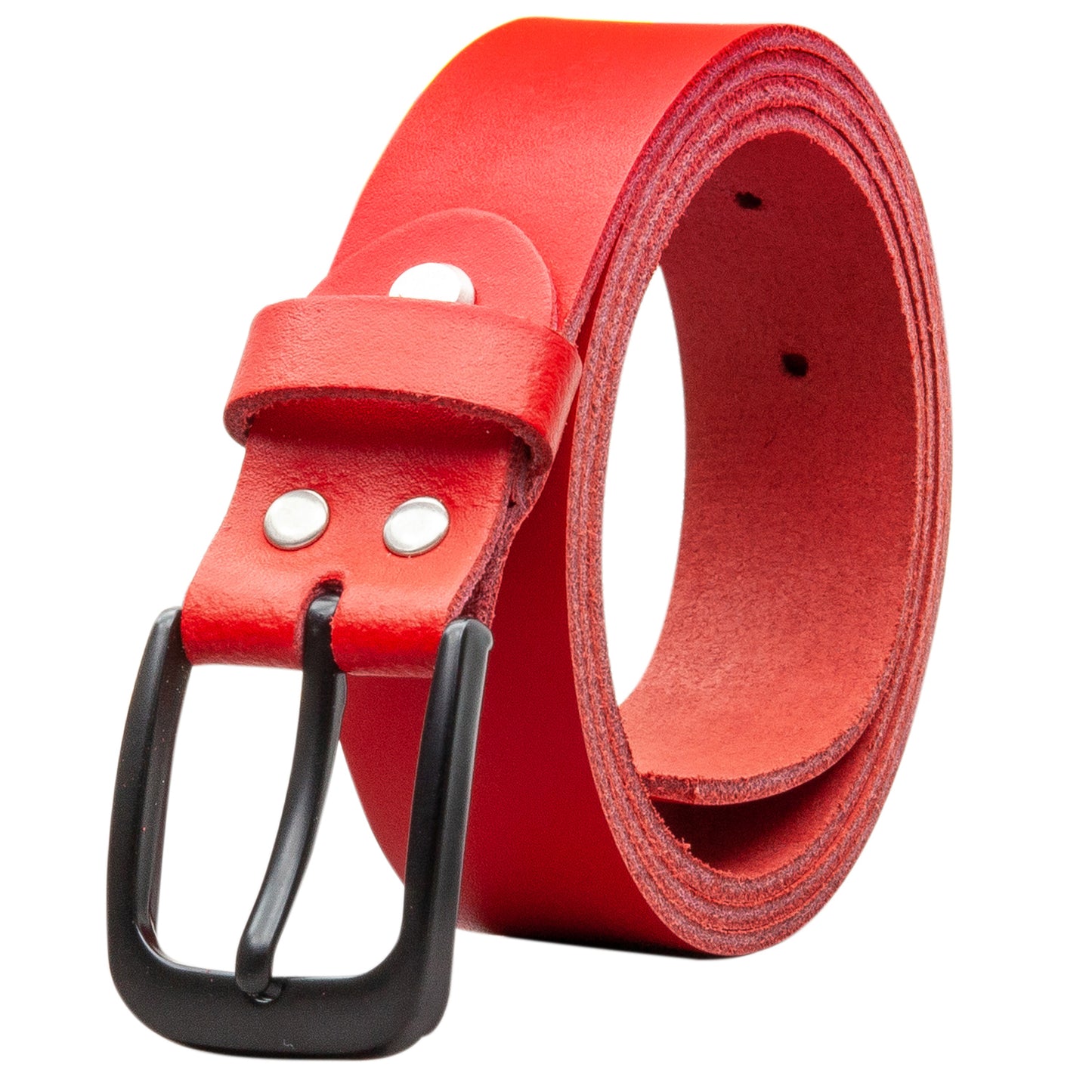 30 mm Gürtel Spaltleder Modell EH318-SL-Rot