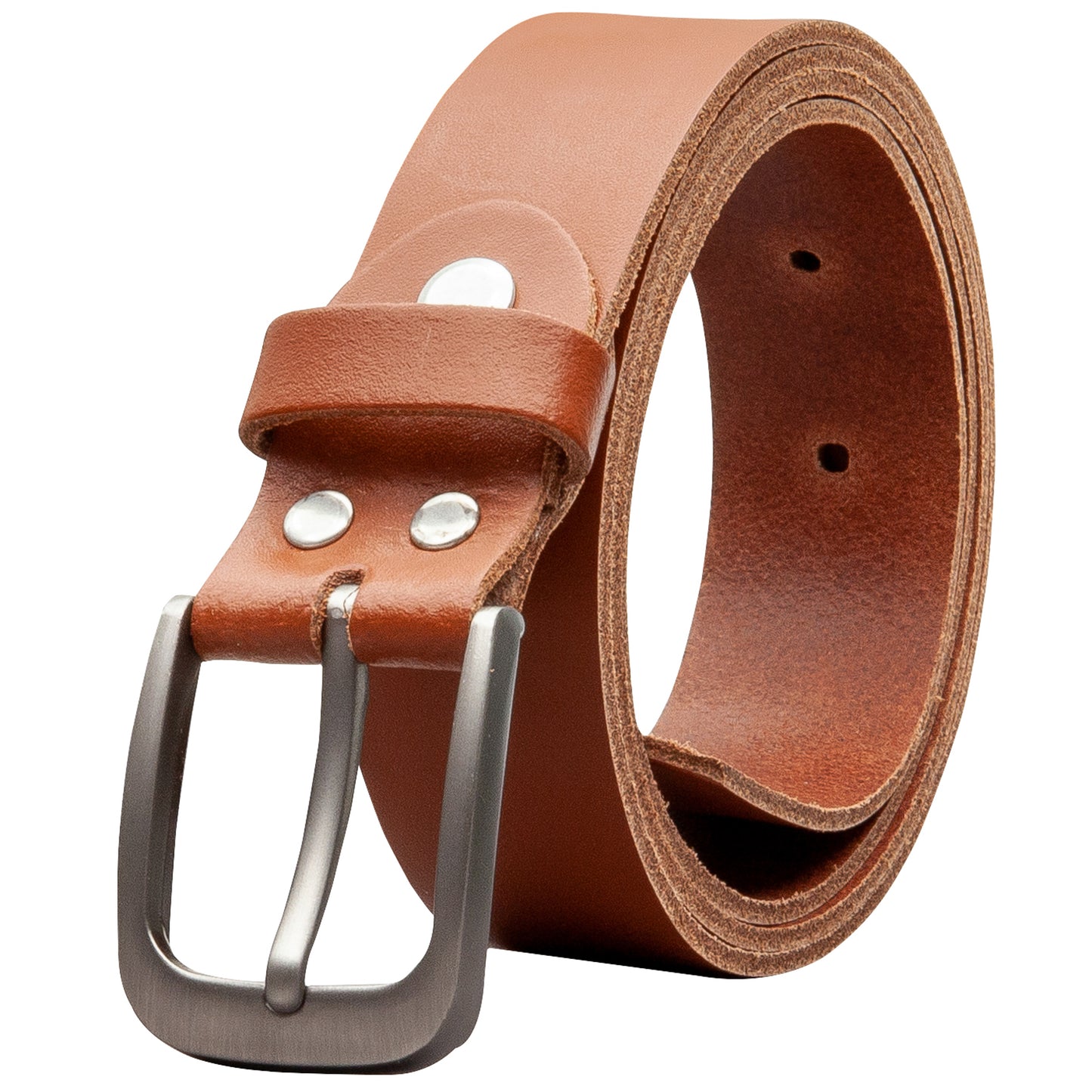 30 mm Gürtel Spaltleder Modell EH319-SL-Cognac
