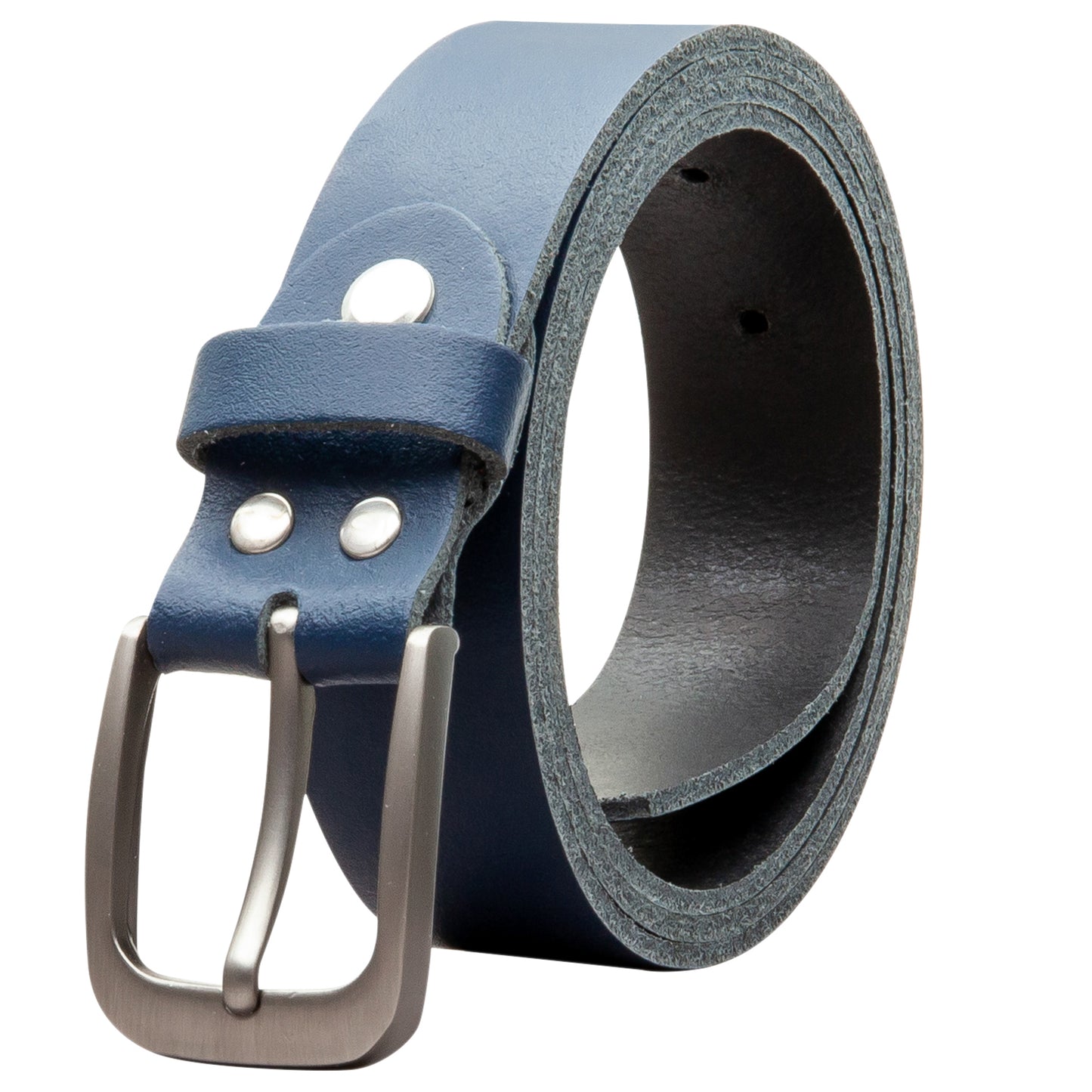 30 mm Gürtel Spaltleder Modell EH319-SL-Dunkelblau