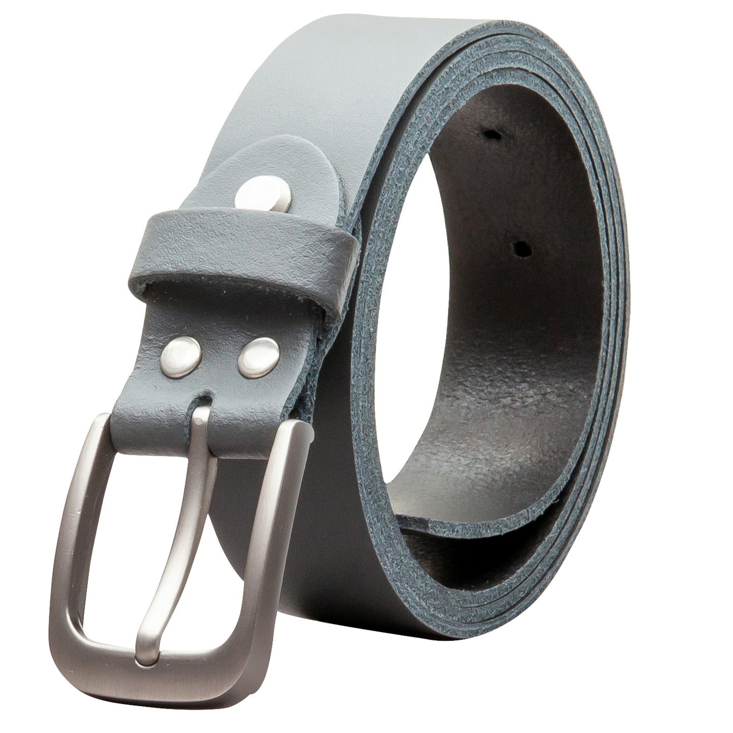 30 mm Gürtel Spaltleder Modell EH319-SL-Grau