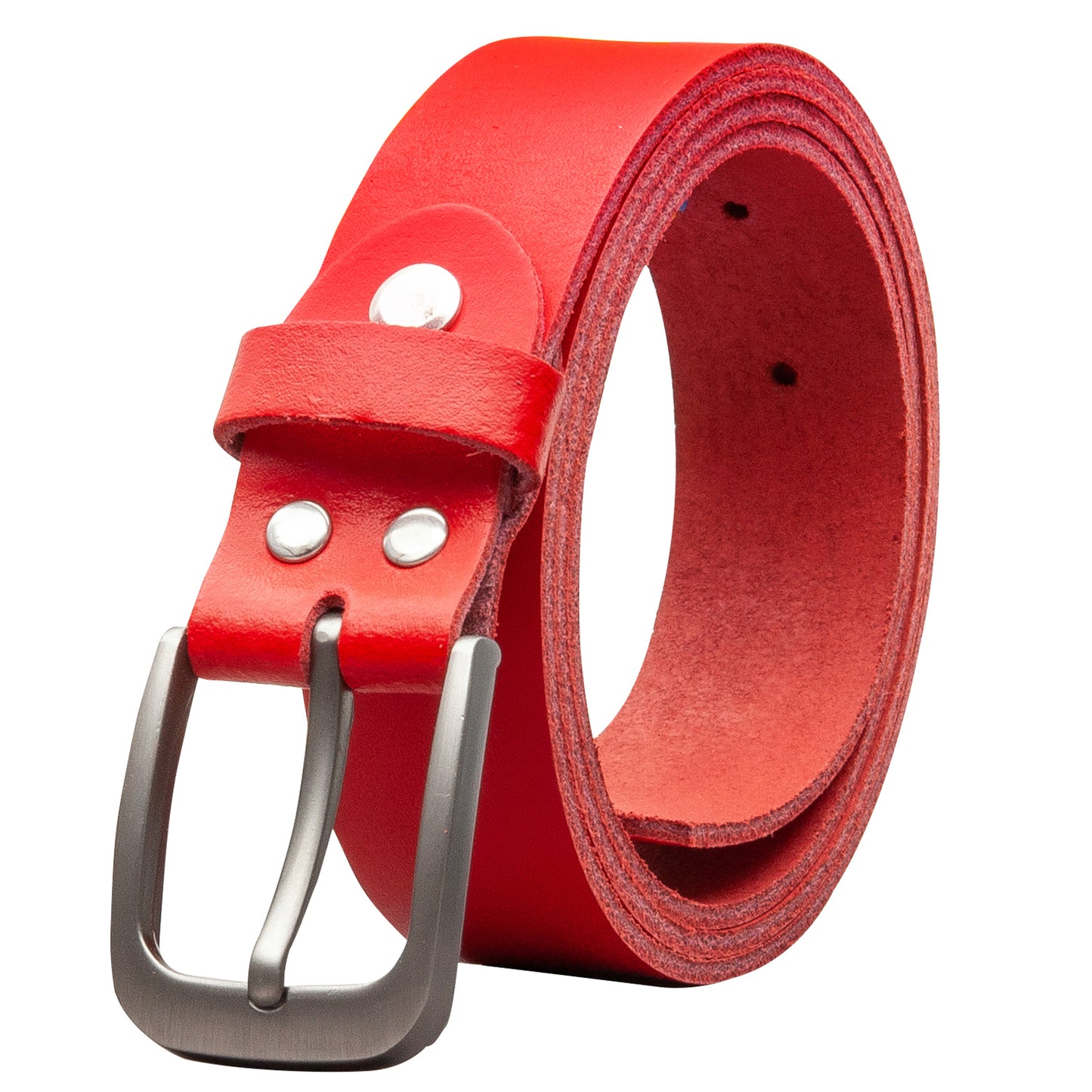 30 mm Gürtel Spaltleder Modell EH319-SL-Rot