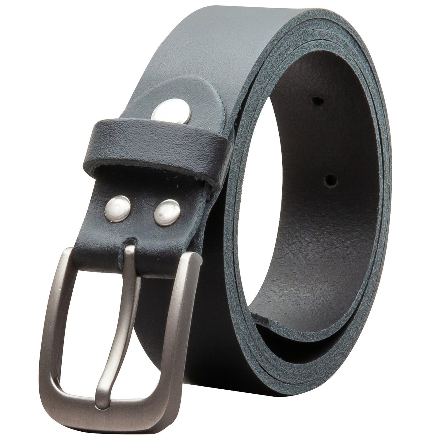 30 mm Gürtel Spaltleder Modell EH319-SL-Schwarz