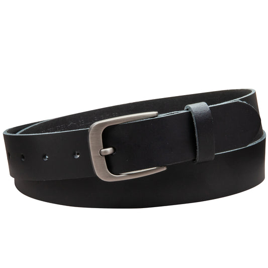 30 mm Gürtel Spaltleder Modell EH319-SL-Schwarz