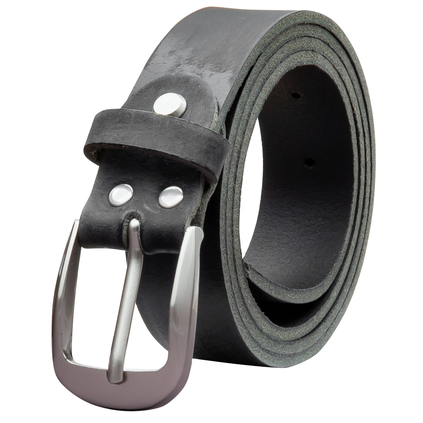 30 mm Gürtel Geschliffenes Leder Modell EH32-GE-Schwarz