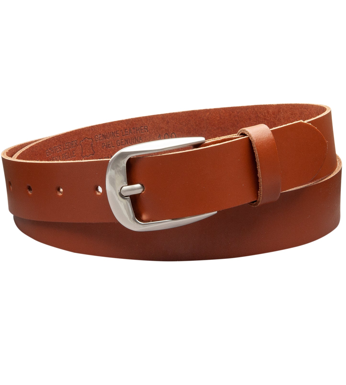30 mm Gürtel Spaltleder Modell EH32-SL-Cognac