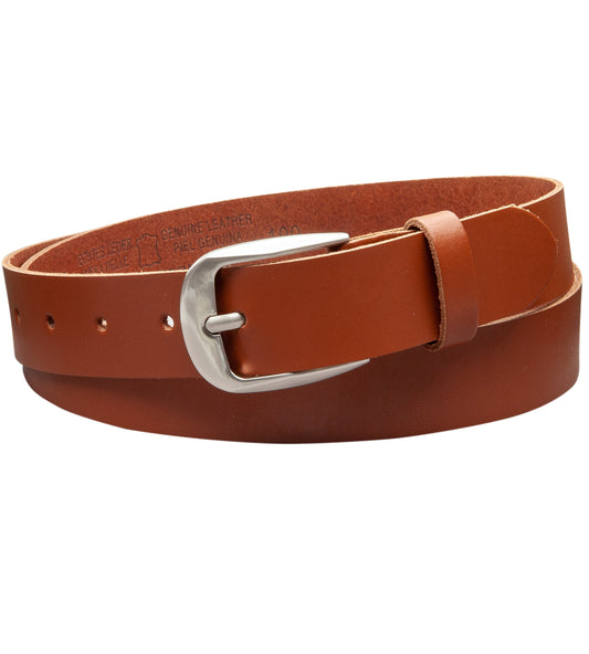 30 mm Gürtel Spaltleder Modell EH32-SL-Cognac