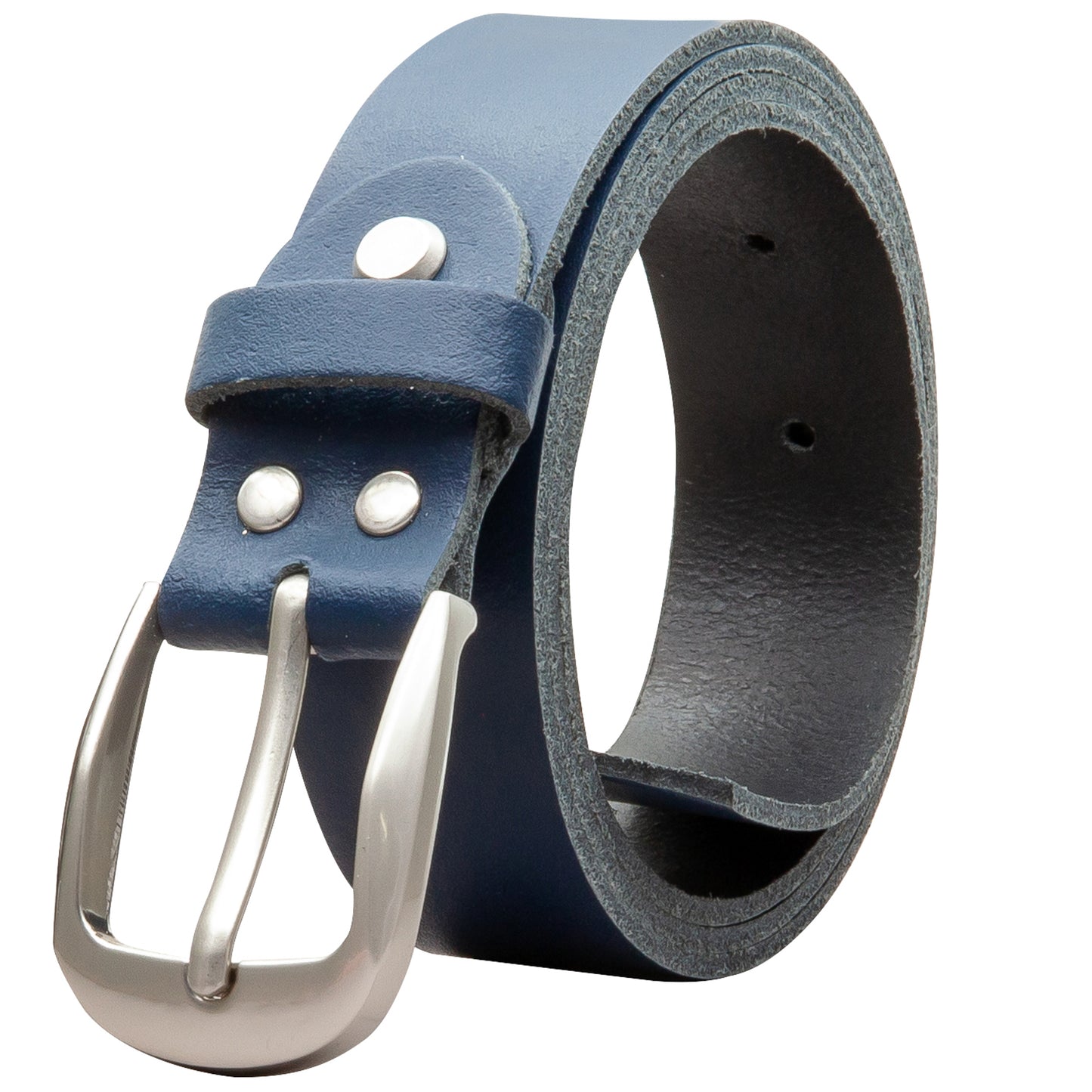 30 mm Gürtel Spaltleder Modell EH32-SL-Dunkelblau