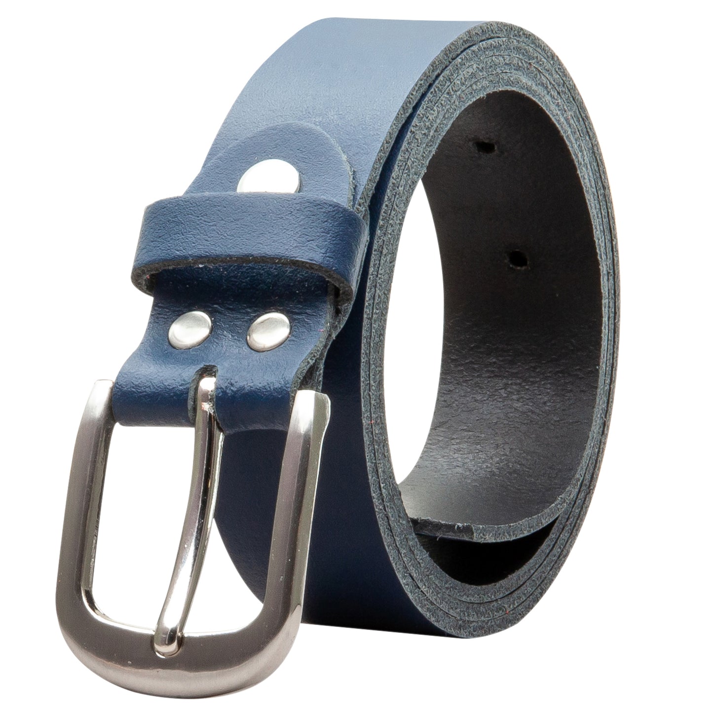 30 mm Gürtel Spaltleder Modell EH323-SL-Dunkelblau