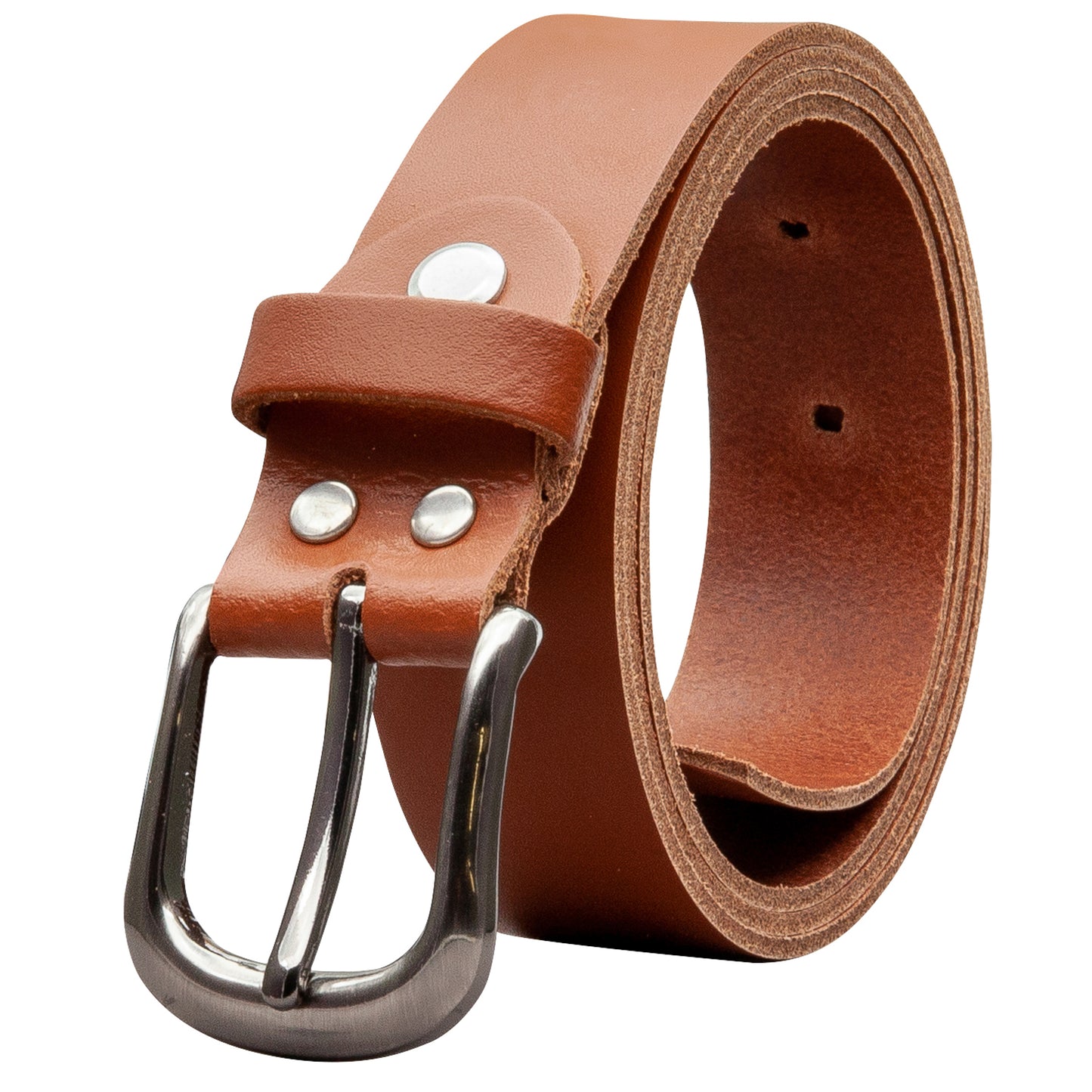 30 mm Gürtel Spaltleder Modell EH324-SL-Cognac