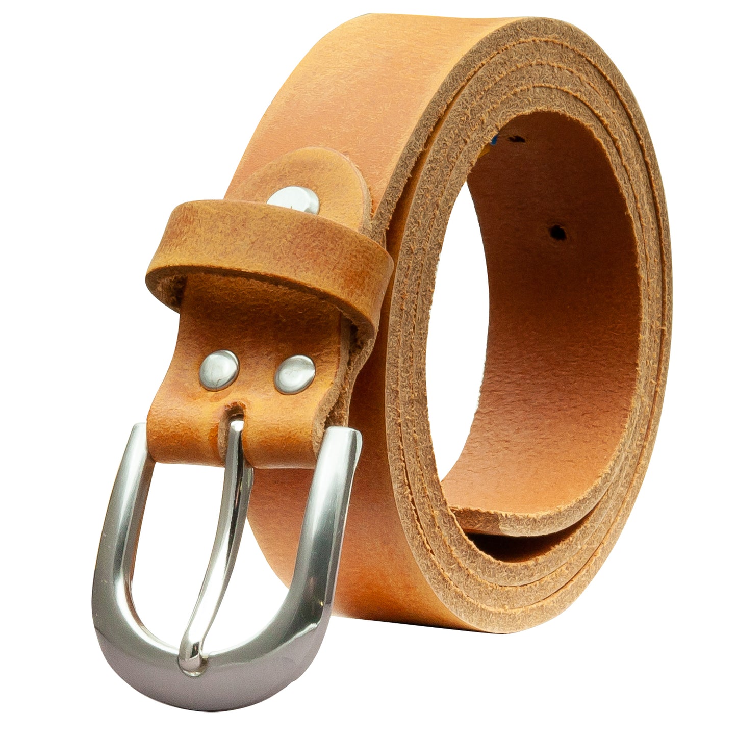 30 mm Gürtel Geschliffenes Leder Modell EH38-GE-Cognac